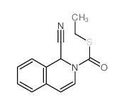 2-ethylsulfanylcarbonyl-1H-isoquinoline-1-carbonitrile Structure