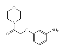 [3-(2-吗啉-4-基-2-氧代乙氧基)苯基]胺结构式