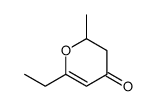 6-ethyl-2-methyl-2,3-dihydropyran-4-one Structure