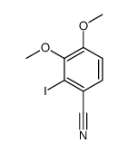 2-Iodo-3,4-dimethoxybenzonitrile结构式