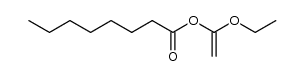 1-ethoxyvinyl octanoate结构式