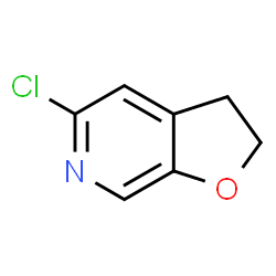 5-氯-2,3-二氢呋喃并[2,3-c]吡啶结构式