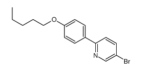 5-bromo-2-(4-pentoxyphenyl)pyridine Structure