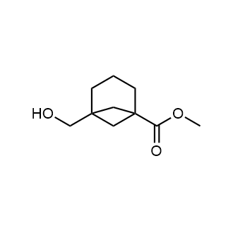 Methyl 5-(hydroxymethyl)bicyclo[3.1.1]Heptane-1-carboxylate Structure