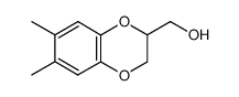 (6,7-DIMETHYL-2,3-DIHYDROBENZO[B][1,4]DIOXIN-2-YL)METHANOL Structure