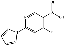 4-Fluoro-2-(1H-pyrrol-1-yl)pyridine-5-boronic acid图片