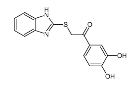 2-(3,4-dihydroxyphenacylthio)-benzimidazole图片