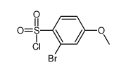 2-Bromo-4-methoxybenzenesulfonyl chloride Structure