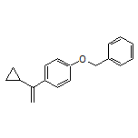 1-(Benzyloxy)-4-(1-cyclopropylvinyl)benzene Structure