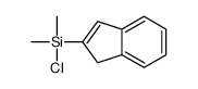 chloro-(1H-inden-2-yl)-dimethylsilane Structure