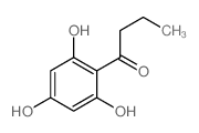 1-Butanone,1-(2,4,6-trihydroxyphenyl)- Structure