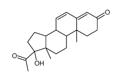 (8R,9S,10R,13S,14S,17R)-17-acetyl-17-hydroxy-10,13-dimethyl-2,8,9,11,12,14,15,16-octahydro-1H-cyclopenta[a]phenanthren-3-one Structure