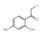 ETHANONE, 2-CHLORO-1-(2,4-DIHYDROXYPHENYL)- Structure