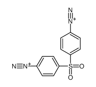 4-(4-diazoniophenyl)sulfonylbenzenediazonium Structure