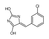 5-[(3-chlorophenyl)methylidene]imidazolidine-2,4-dione结构式