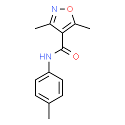 3,5-DIMETHYL-N-(4-METHYLPHENYL)-4-ISOXAZOLECARBOXAMIDE picture