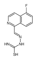 [(5-fluoroisoquinolin-1-yl)methylideneamino]thiourea Structure