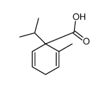 2-methyl-1-propan-2-ylcyclohexa-2,5-diene-1-carboxylic acid structure