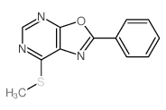 5-methylsulfanyl-8-phenyl-9-oxa-2,4,7-triazabicyclo[4.3.0]nona-2,4,7,10-tetraene structure