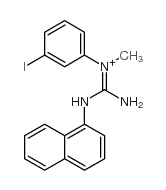 N-1-Naphthyl-N'-3-iodophenyl-N'-methylguanidine structure