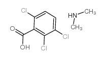 2,3,6-三氯苯甲酸二甲胺结构式