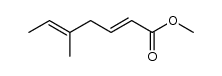 methyl (E)-5-methyl-2,5-heptadienoate Structure