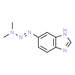 1H-Benzimidazole,5-(3,3-dimethyl-1-triazenyl)-(9CI) structure