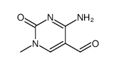 5-Pyrimidinecarboxaldehyde, 4-amino-1,2-dihydro-1-methyl-2-oxo- (9CI) Structure