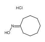 cyclooctanone oxime , hydrochloride结构式