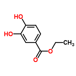 Ethyl 3,4-dihydroxybenzoate Structure