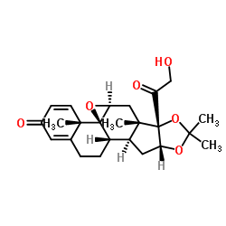 地奈德9,11-环氧化物结构式