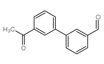 3'-乙酰基-联苯-3-甲醛结构式