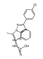 1-anilino-3-[2-(4-chlorophenyl)-6-methyl-[1,3]thiazolo[3,2-b][1,2,4]triazol-5-yl]urea Structure