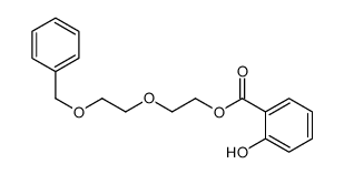 2-(2-phenylmethoxyethoxy)ethyl 2-hydroxybenzoate Structure