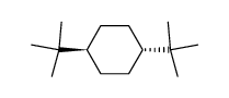 trans-1,4-di-tert-butylcyclohexane Structure