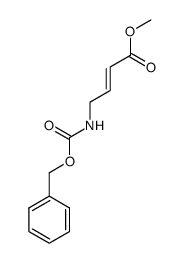 (E)-methyl 4-(((benzyloxy)carbonyl)amino)but-2-enoate Structure