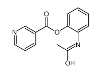 2-Acetamidophenyl nicotinate结构式