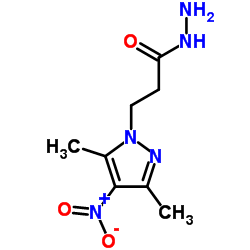 3-(3,5-DIMETHYL-4-NITRO-PYRAZOL-1-YL)-PROPIONIC ACID HYDRAZIDE structure