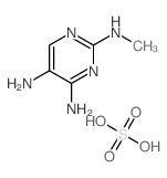 N2-methylpyrimidine-2,4,5-triamine; sulfuric acid Structure