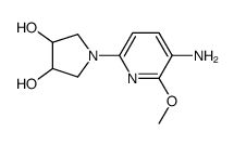 3,4-Pyrrolidinediol, 1-(5-amino-6-methoxy-2-pyridinyl)- (9CI)结构式