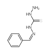 Carbohydrazide, 1-benzylidene-3-thio- Structure