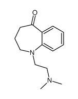 1-[2-(Dimethylamino)ethyl]-1,2,3,4-tetrahydro-5H-1-benzazepin-5-o ne Structure