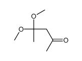 4,4-dimethoxypentan-2-one Structure