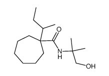 1-sec-butyl-N-(2'-hydroxy-1',1'-dimethylethyl)cycloheptanecarboxamide结构式