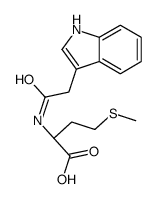 (2S)-2-[[2-(1H-indol-3-yl)acetyl]amino]-4-methylsulfanylbutanoic acid Structure