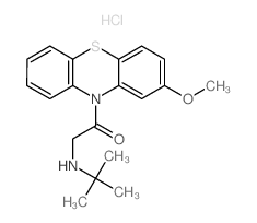 1-(2-methoxyphenothiazin-10-yl)-2-(tert-butylamino)ethanone Structure
