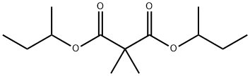 2,2-Dimethylpropanedioic acid bis(1-methylpropyl) ester Structure