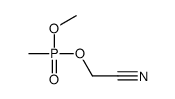 2-[methoxy(methyl)phosphoryl]oxyacetonitrile结构式