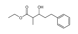 3-Hydroxy-2-methyl-5-phenyl-pentanoic acid ethyl ester结构式