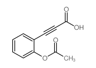 3-(2-acetyloxyphenyl)prop-2-ynoic acid结构式